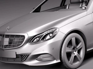 Mercedes-Benz E-class Sedan 2014 3D Model