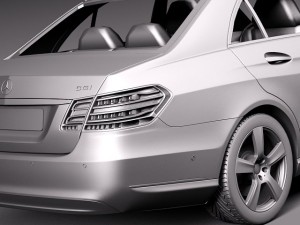 Mercedes-Benz E-class Sedan 2014 Modelo 3D