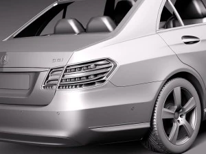Mercedes-Benz E-class Sedan 2014 3D Model