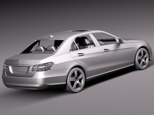 Mercedes-Benz E-class Sedan 2014 Modelo 3D