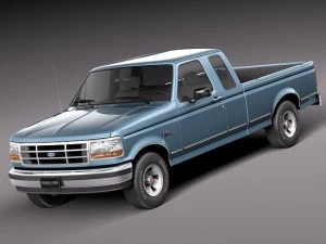 F-150 1992-1996 Supercabina Modello 3D