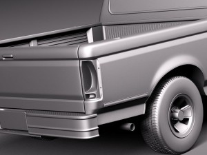 F-150 1992-1996 Super Cab Modelo 3D