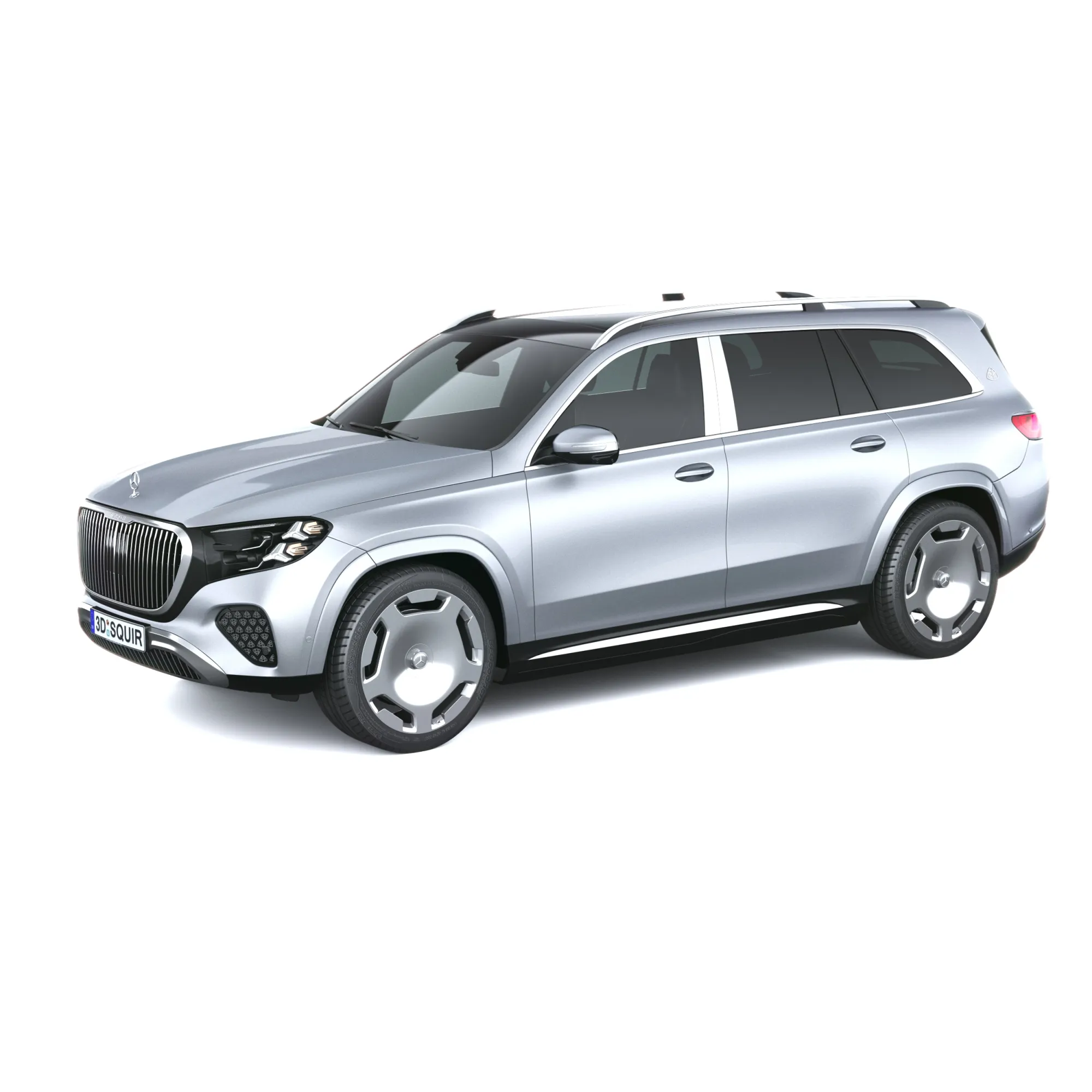 Mercedes-Benz GLS 680 Maybach 2027 3D Model .c4d .max .obj .3ds .fbx .stl .blend 