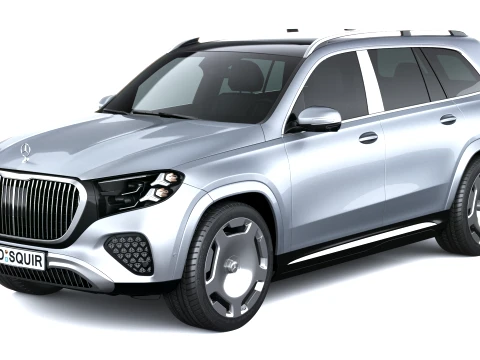 Mercedes-Benz GLS 680 Maybach 2027 3D Model