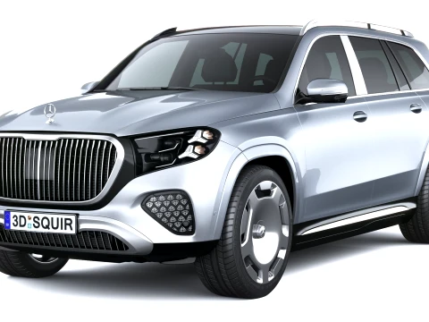 Mercedes-Benz GLS 680 Maybach 2027 3D Model