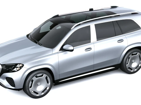 Mercedes-Benz GLS 680 Maybach 2027 3D Model