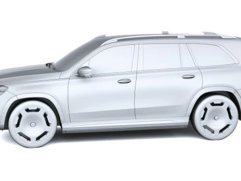 Mercedes-Benz GLS 680 Maybach 2027 3D Model