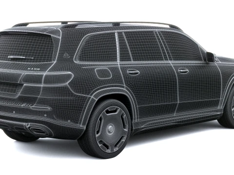 Mercedes-Benz GLS 680 Maybach 2027 3D Model