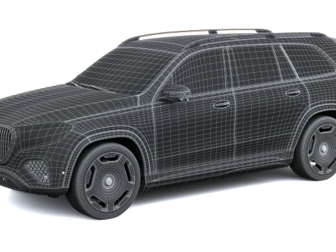 Mercedes-Benz GLS 680 Maybach 2027 3D Model