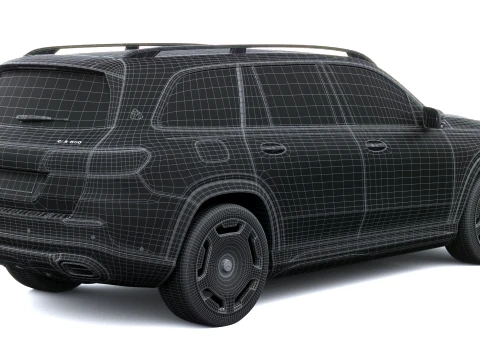 Mercedes-Benz GLS 680 Maybach 2027 3D Model