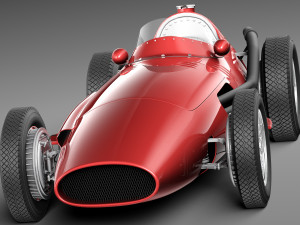 Maserati 250F 1954-1960 Grand Prix 3D Model