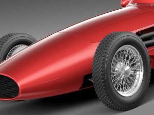 Maserati 250F 1954-1960 Grand Prix 3D Model