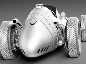 Maserati 250F 1954-1960 Grand Prix 3D Model