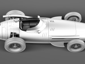 Maserati 250F 1954-1960 Grand Prix 3D Model