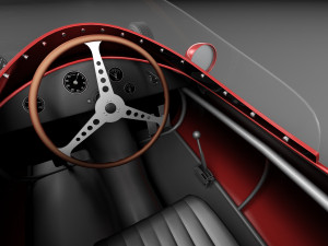 Maserati 250F 1954-1960 Grand Prix 3D Model