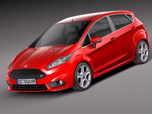 Fiesta 2013 ST 5-door 3D Model