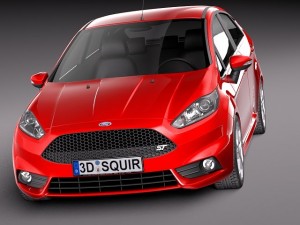 Fiesta 2013 ST 5-door Model 3D