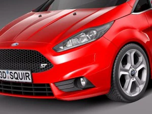 Fiesta 2013 ST 5-door 3D Model