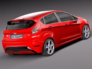 Fiesta 2013 ST 5-door 3D Model