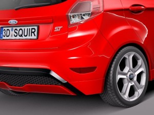 Fiesta 2013 ST 5-door Model 3D