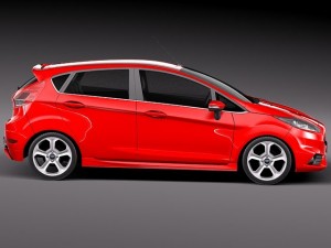 Fiesta 2013 ST 5-door Model 3D