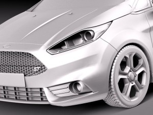 Fiesta 2013 ST 5-door Model 3D