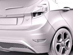 Fiesta 2013 ST 5-door Model 3D