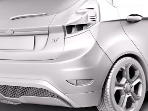 Fiesta 2013 ST 5-door 3D Model