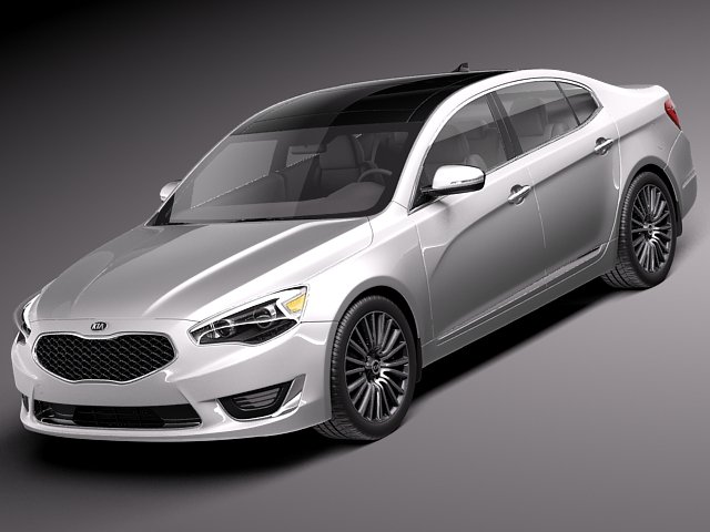 Kia Cadenza 2014 Modèle 3D .c4d .max .obj .3ds .fbx .stl .blend 