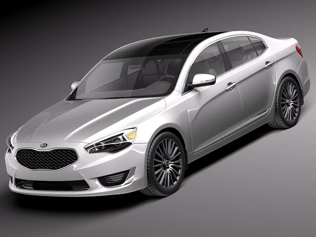 Kia Cadenza 2014 3D Model .c4d .max .obj .3ds .fbx .stl .blend 