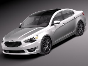 Kia Cadenza 2014 3D Model