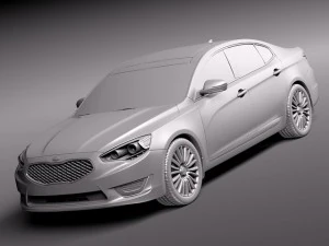 Kia Cadenza 2014 3D Model