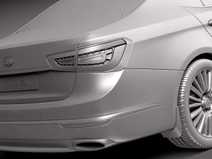 Kia Cadenza 2014 3D Model