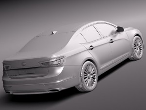 Kia Cadenza 2014 Modèle 3D