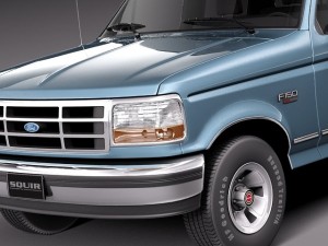 F-150 1992-1996 Crew Cab Modèle 3D