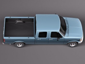 F-150 1992-1996 Crew Cab Modèle 3D
