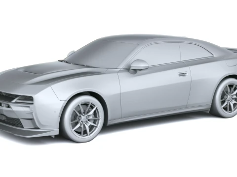 Dodge Charger Super Bee 2027 3D Model