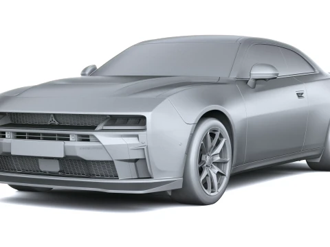 Dodge Charger Super Bee 2027 3D Model