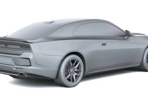 Dodge Charger Super Bee 2027 3D Model