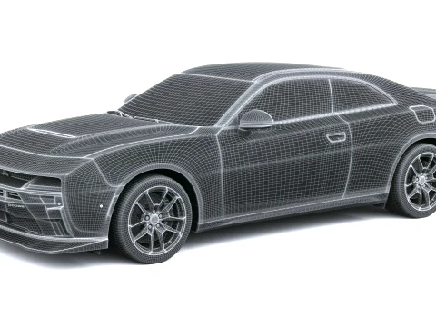 Dodge Charger Super Bee 2027 3D Model