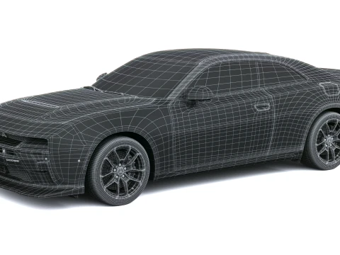 Dodge Charger Super Bee 2027 3D Model
