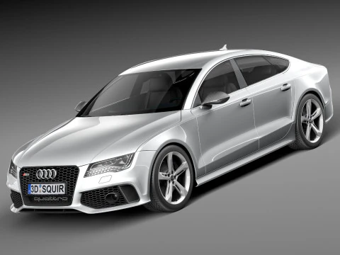 Audi RS7 2014 3D Model