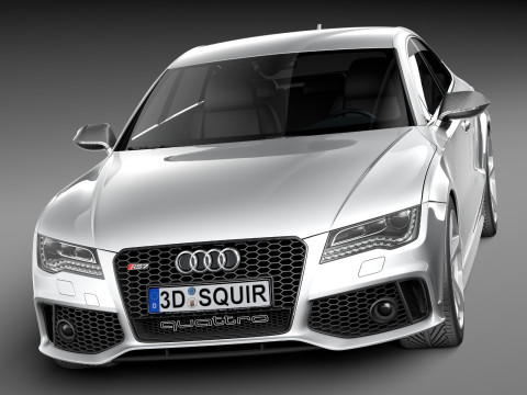 Audi RS7 2014 Model 3D