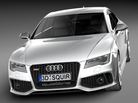 Audi RS7 2014 3D Model