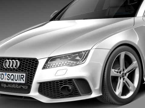 Audi RS7 2014 Model 3D