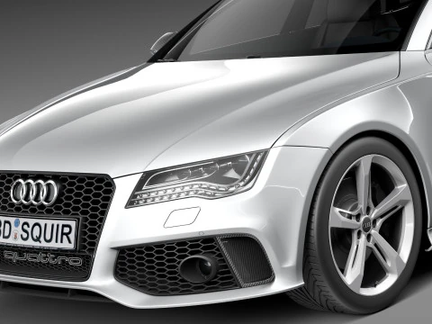 Audi RS7 2014 3D Model
