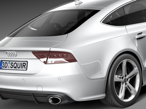 Audi RS7 2014 Model 3D