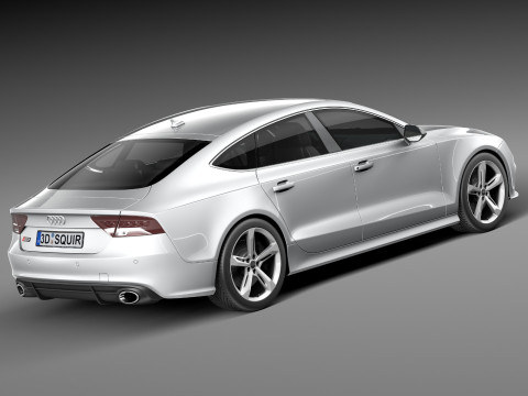 Audi RS7 2014 Model 3D