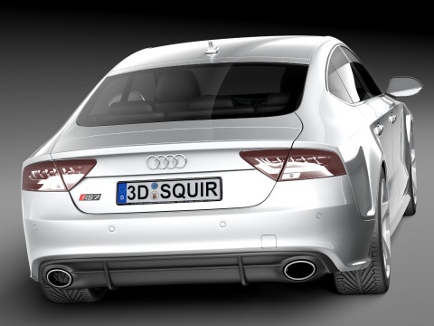 Audi RS7 2014 Model 3D