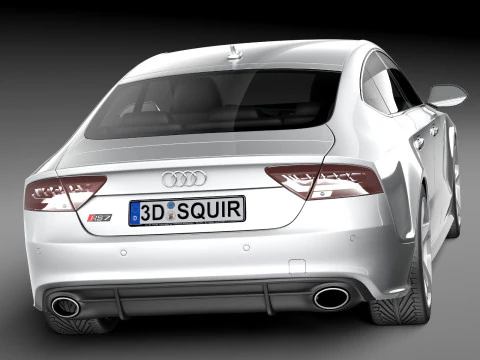 Audi RS7 2014 3D Model